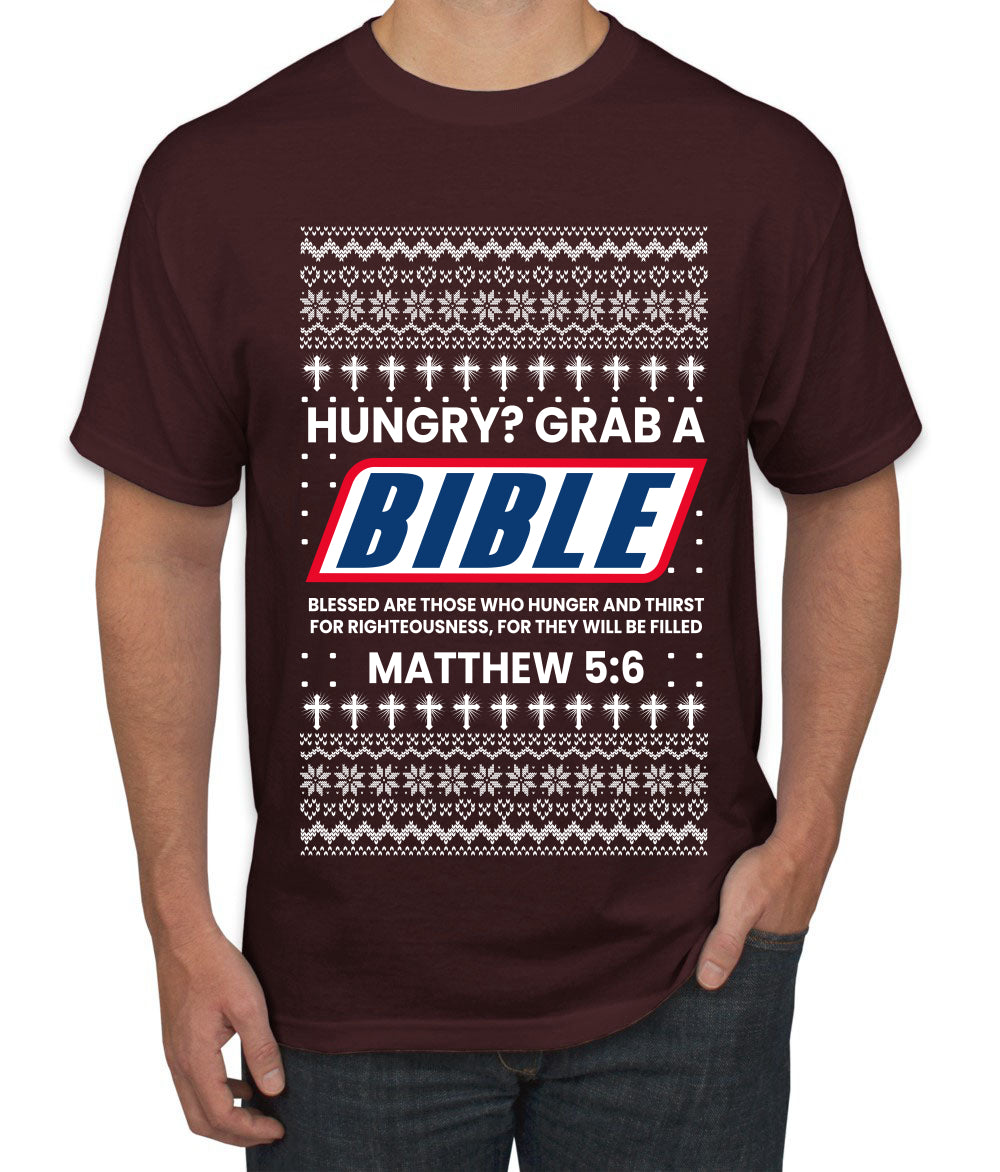 Enjoy Jesus Christ Parody Wordplay, Ugly Christmas Sweater Unisex Men's T-Shirt