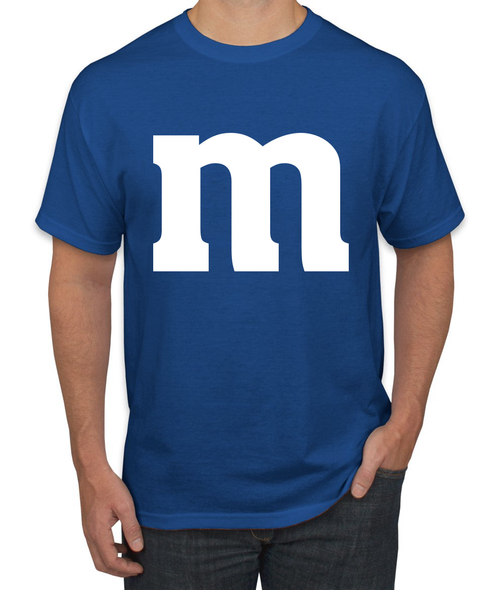 Letter M Graphic Novelty Funny Costume Halloween Men's T-Shirt