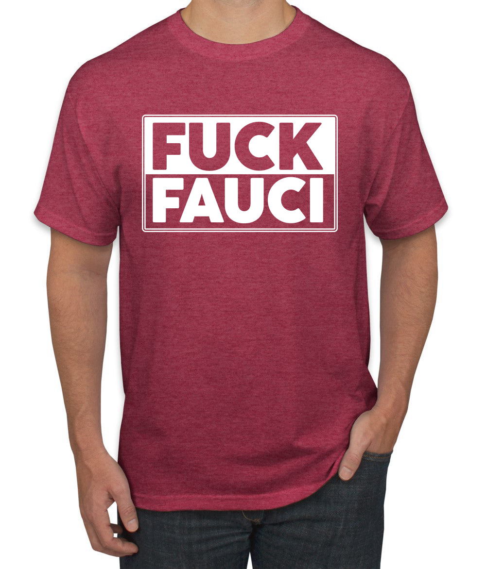 Fauci Funny Mens Tshirts Political Graphic T shirts for Men Political Men's T-Shirt