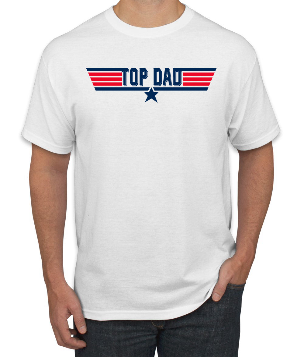 Top Dad TV Parody Dad Father Granpa Lover Gift Father's Day Men's T-Shirt