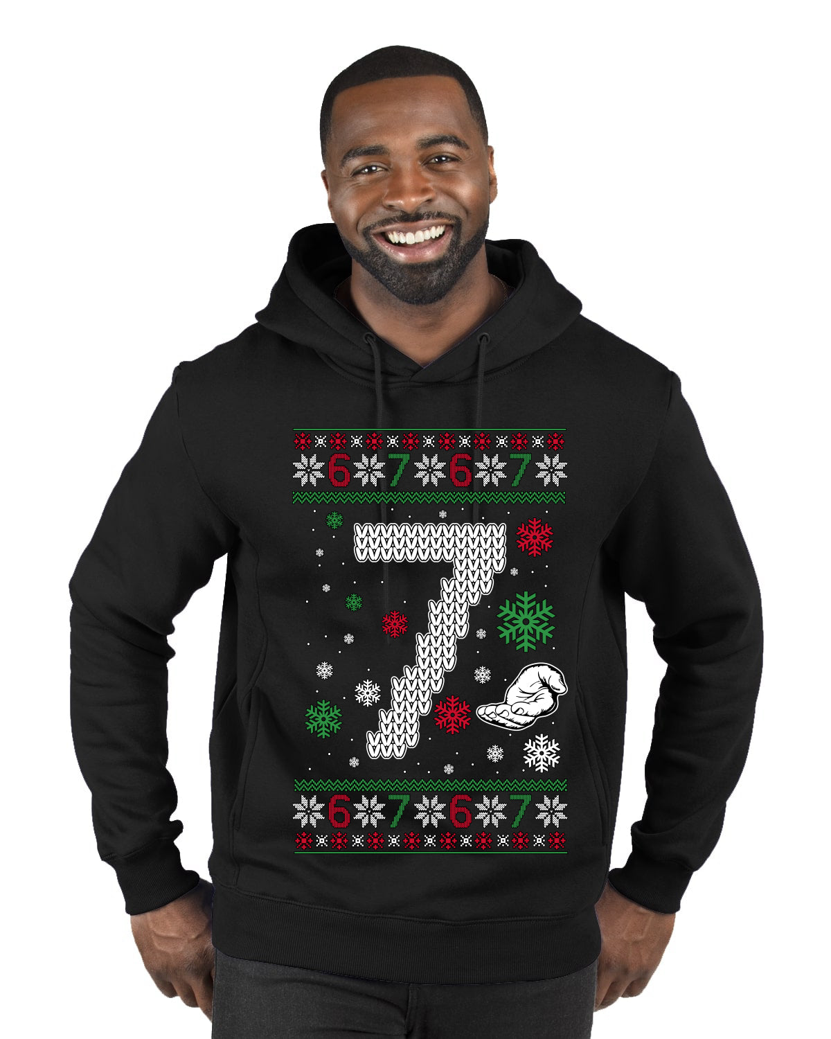 Christmas 7 Meme, Ugly Christmas Sweater Unisex Premium Graphic Hoodie Sweatshirt