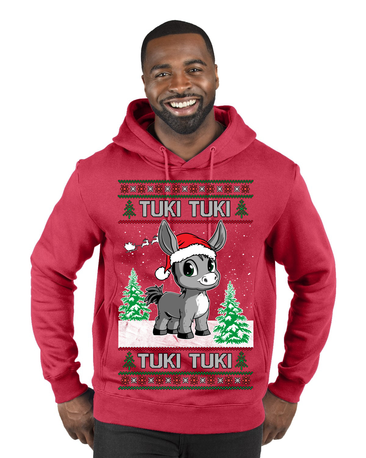 Tuki Tuki Tuki Funny Spanish Music Lyrics Ugly Christmas Sweater Premium Graphic Hoodie Sweatshirt