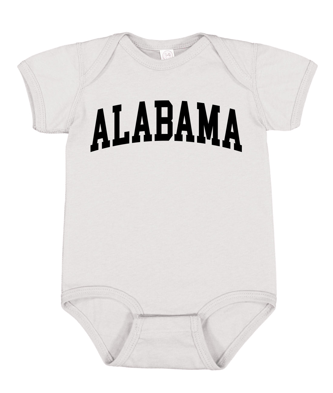 State of Alabama College Style Fashion Baby Creeper Boys Girls Infant Bodysuit
