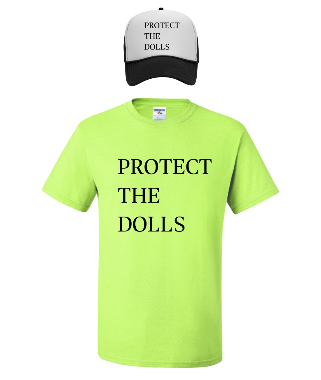 Protect The Dolls Viral Tshirt, Support Trans Rights LGBT Pride Men's T-Shirt and Hat Combo