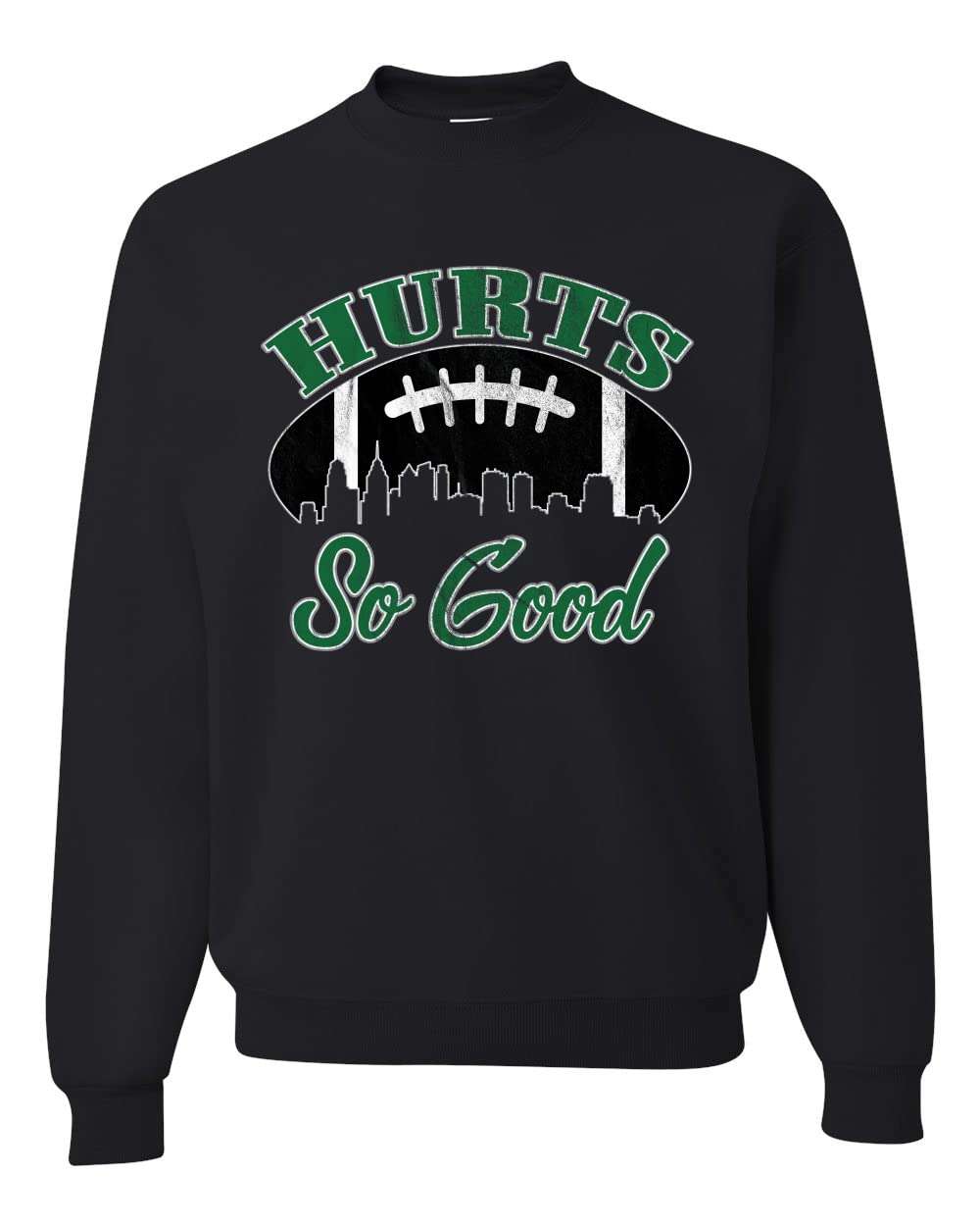 PHI Fantasy Football Sports Fan Pullover Soft Cotton Blend Graphic Unisex Crewneck Sweatshirt