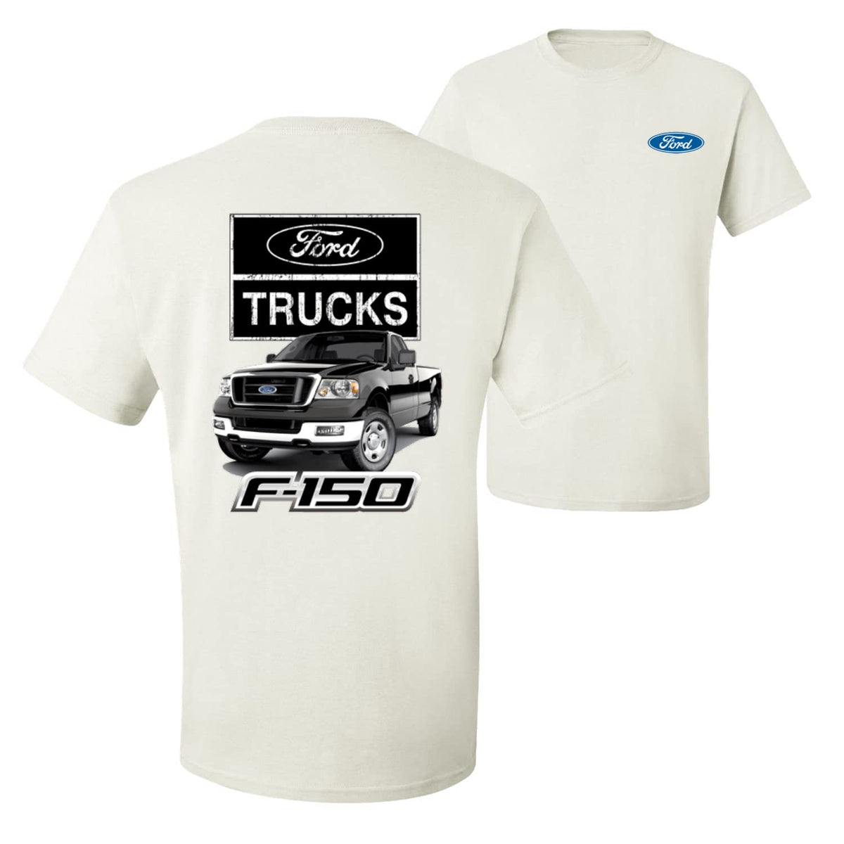 Ford Trucks F150 Pickup Cars and Trucks Front and Back Men's Graphic T-Shirt
