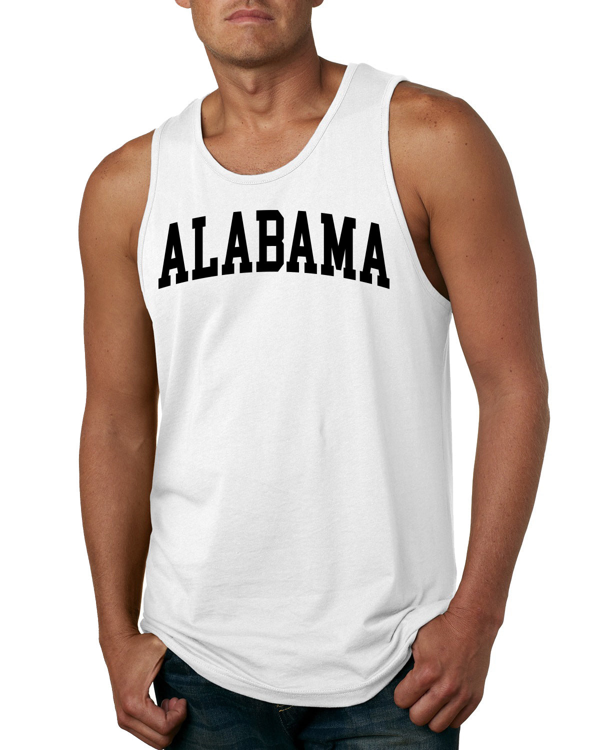 State of Alabama College Style Fashion Mens Tank Top
