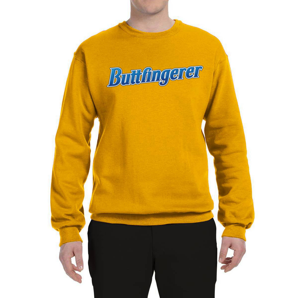 Buttfingerer Funny Candy Bar Parody Humor Unisex Crewneck Sweatshirt