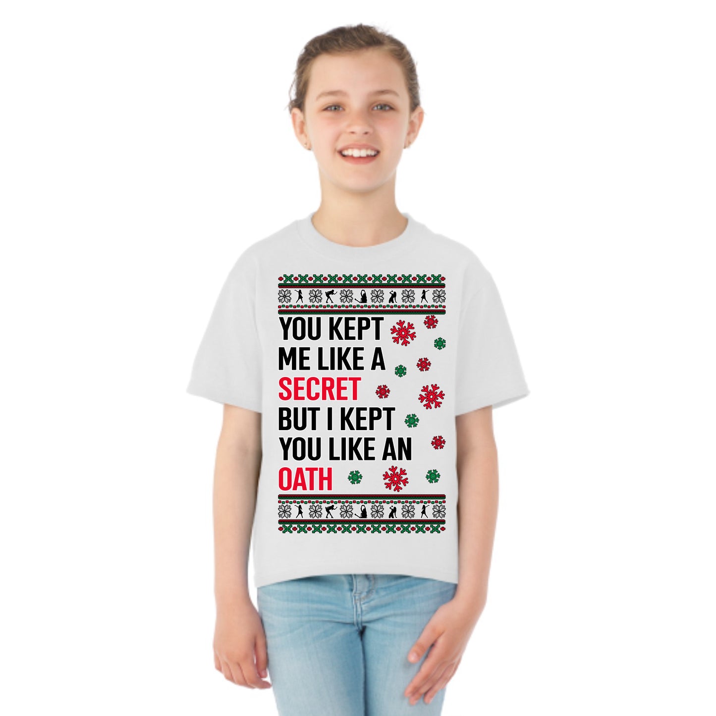 In My Era Movie Christmas Outfit Ugly Christmas Sweater Girls Graphic Youth T-Shirt