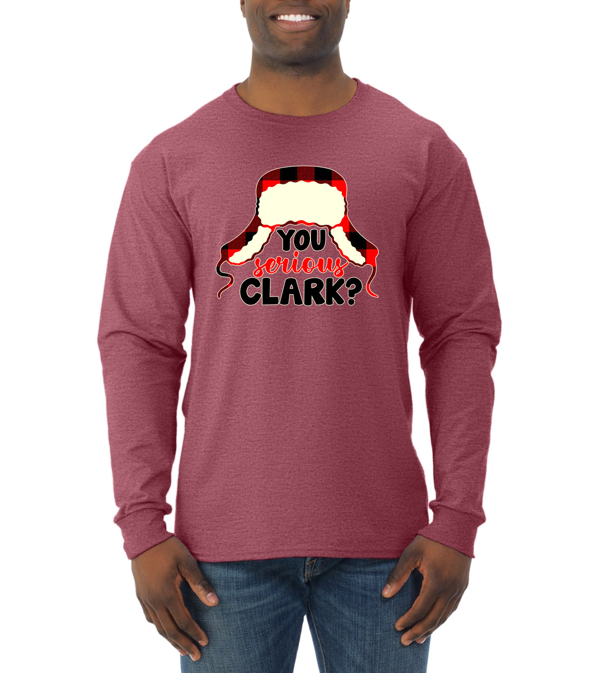 You Serious Clark? Christmas Mens Long Sleeve Shirt