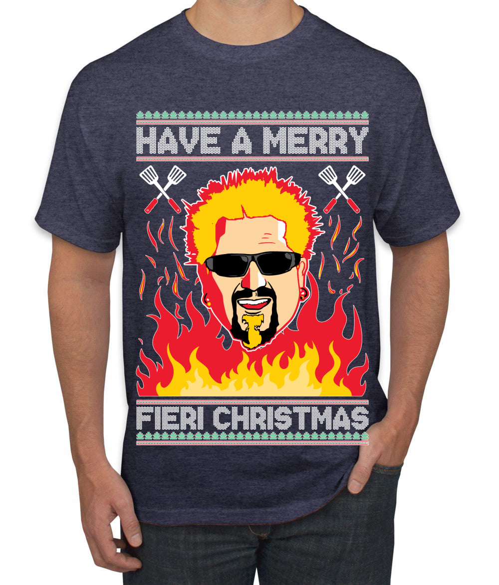 Have A Merry Fieri Christmas Ugly Christmas Sweater Men's Graphic T-Shirt