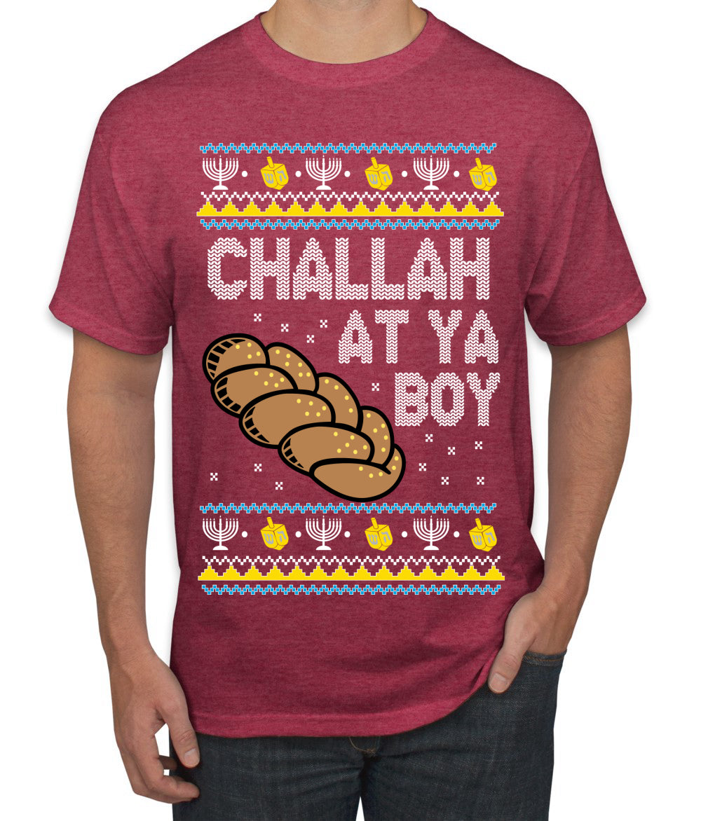 Challah At Ya Boy Ugly Christmas Sweater Men's T-Shirt