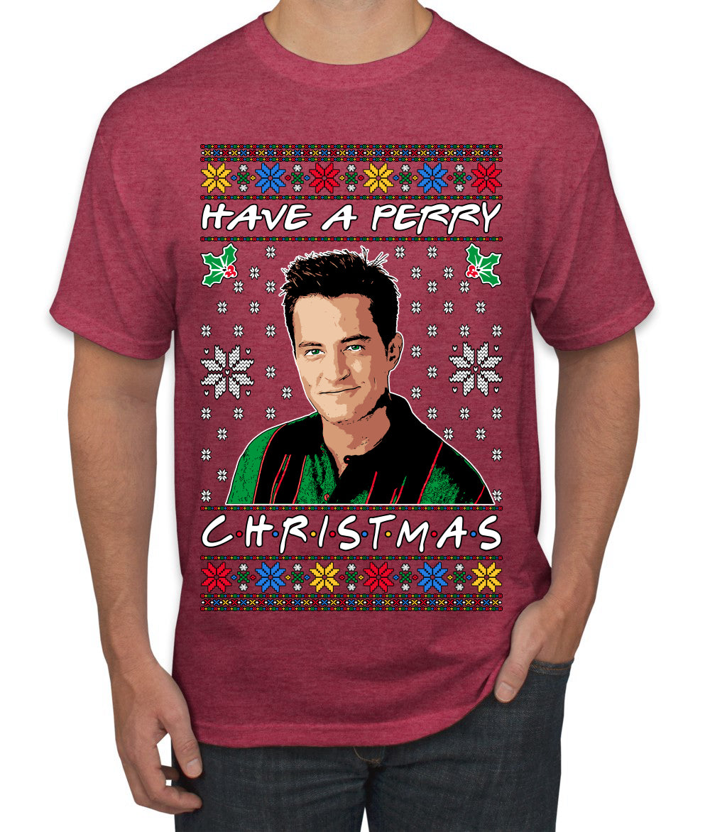 Have a Perry Christmas Ugly Christmas Sweater Men's T-Shirt