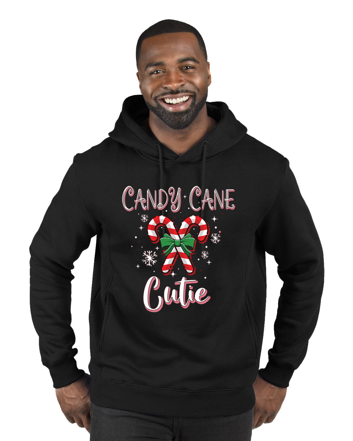 Candy Cane Cutie Merry Christmas Premium Graphic Hoodie Sweatshirt