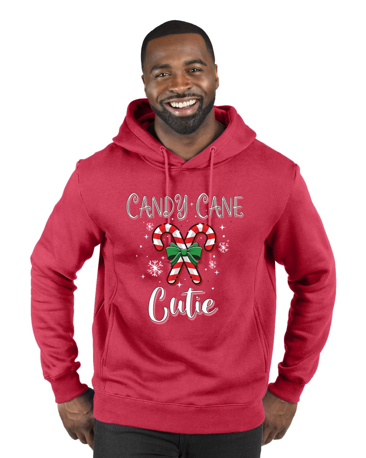 Candy Cane Cutie Merry Christmas Premium Graphic Hoodie Sweatshirt