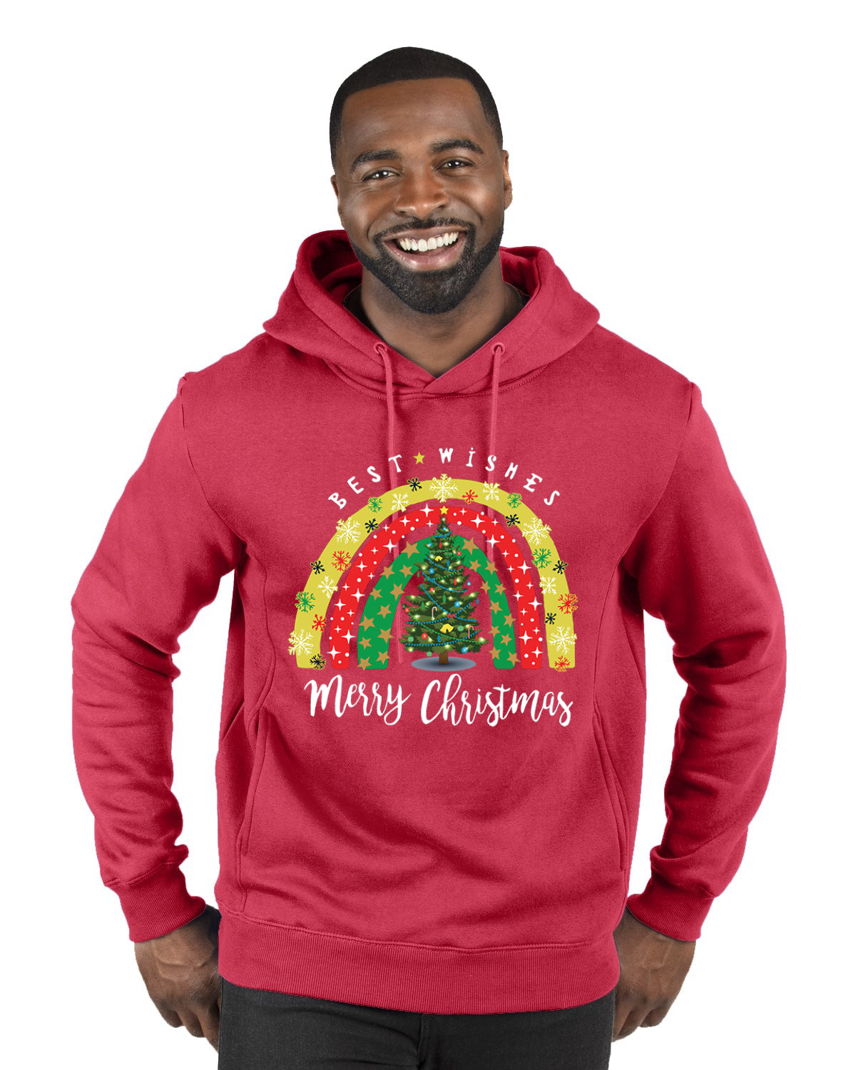 Merry Merry Christmas Best Wishes Merry Christmas Premium Graphic Hoodie Sweatshirt