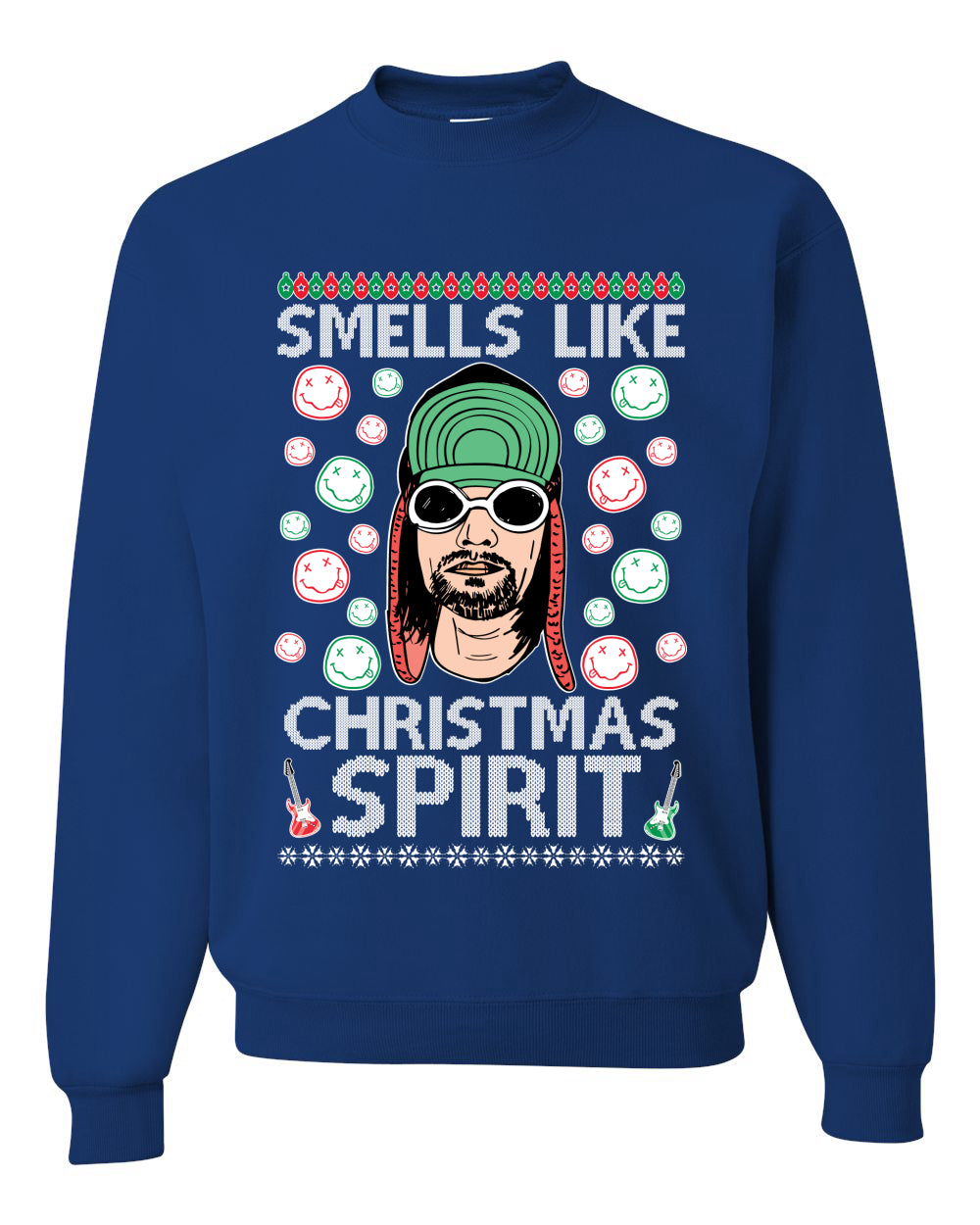 Smells Like Christmas Spirit Ugly Christmas Sweater Christmas Unisex Crewneck Graphic Sweatshirt