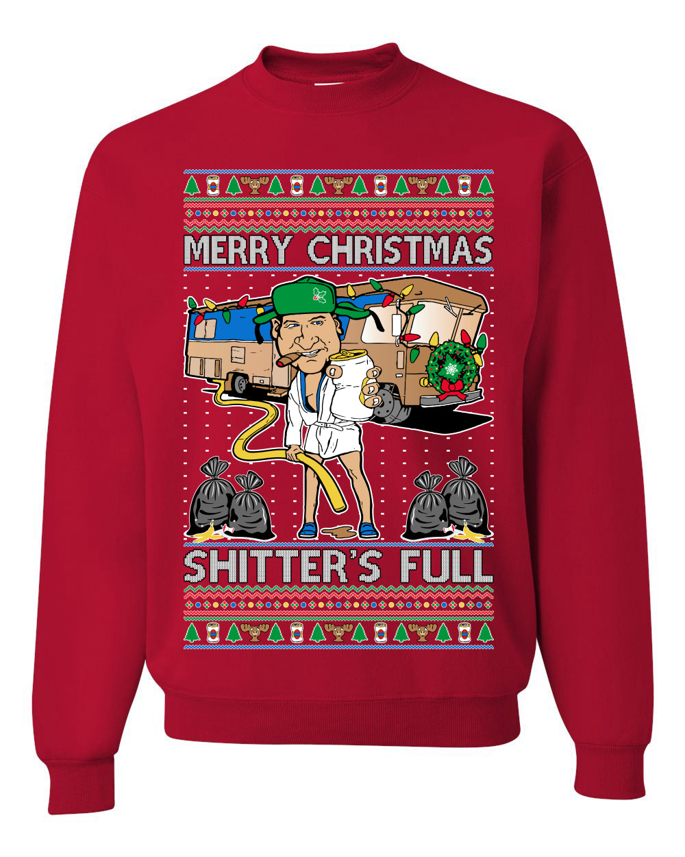 Merry christmas shitters full sweatshirt on sale