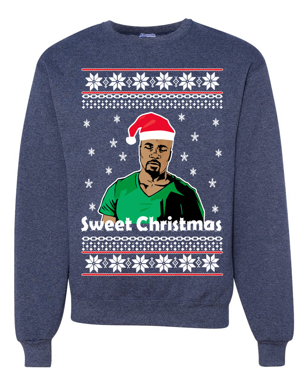 Sweet Christmas Ugly Christmas Sweater Unisex Crewneck Graphic Sweatshirt