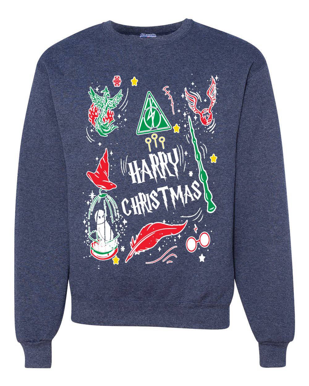 Harry Christmas Ugly Christmas Sweater Christmas Unisex Crewneck Graphic Sweatshirt