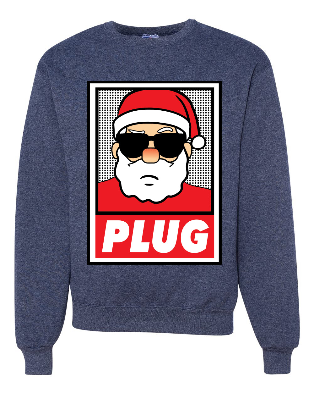 Santa Claus Plug Escobar Narcos Funny Merry Ugly Christmas Sweater Unisex Crewneck Graphic Sweatshirt