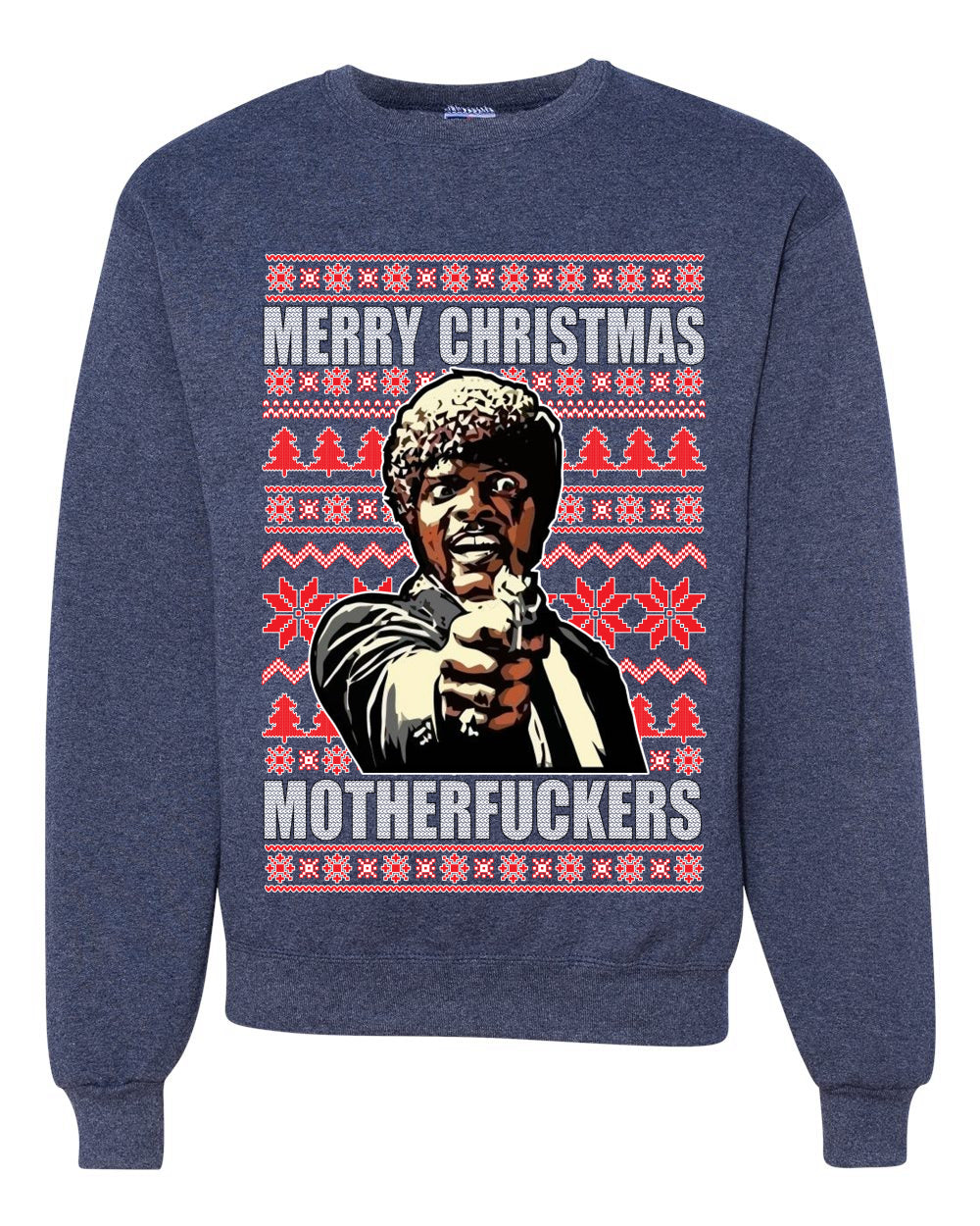 Merry Christmas Motherfuckers Christmas Unisex Crewneck Graphic Sweatshirt