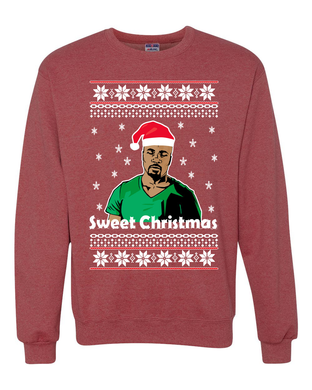 Sweet Christmas Cage TV Quote Merry Ugly Christmas Sweater Unisex Crewneck Graphic Sweatshirt