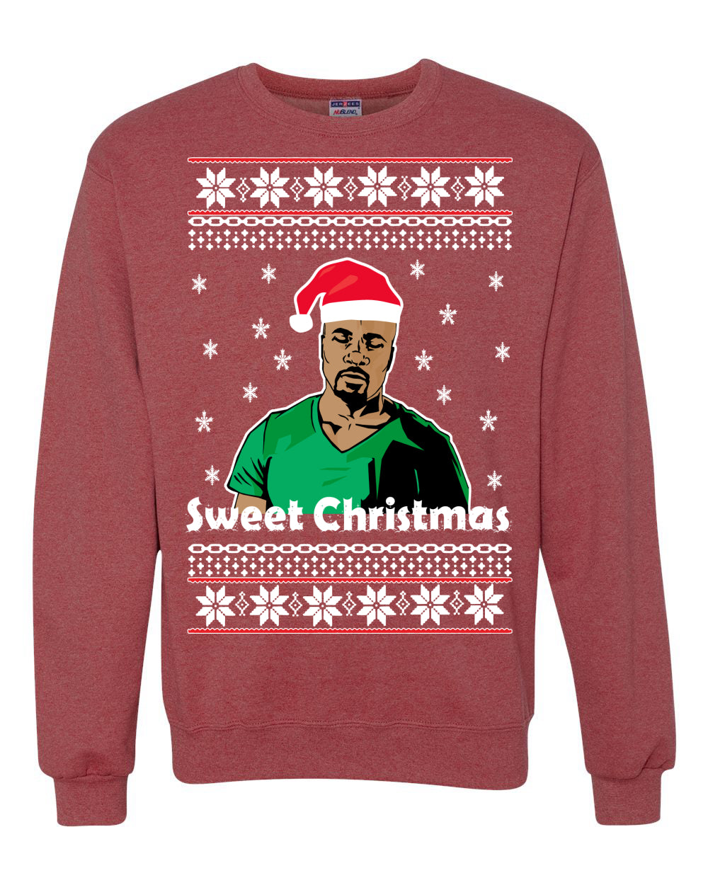 Sweet Christmas Ugly Christmas Sweater Unisex Crewneck Graphic Sweatshirt