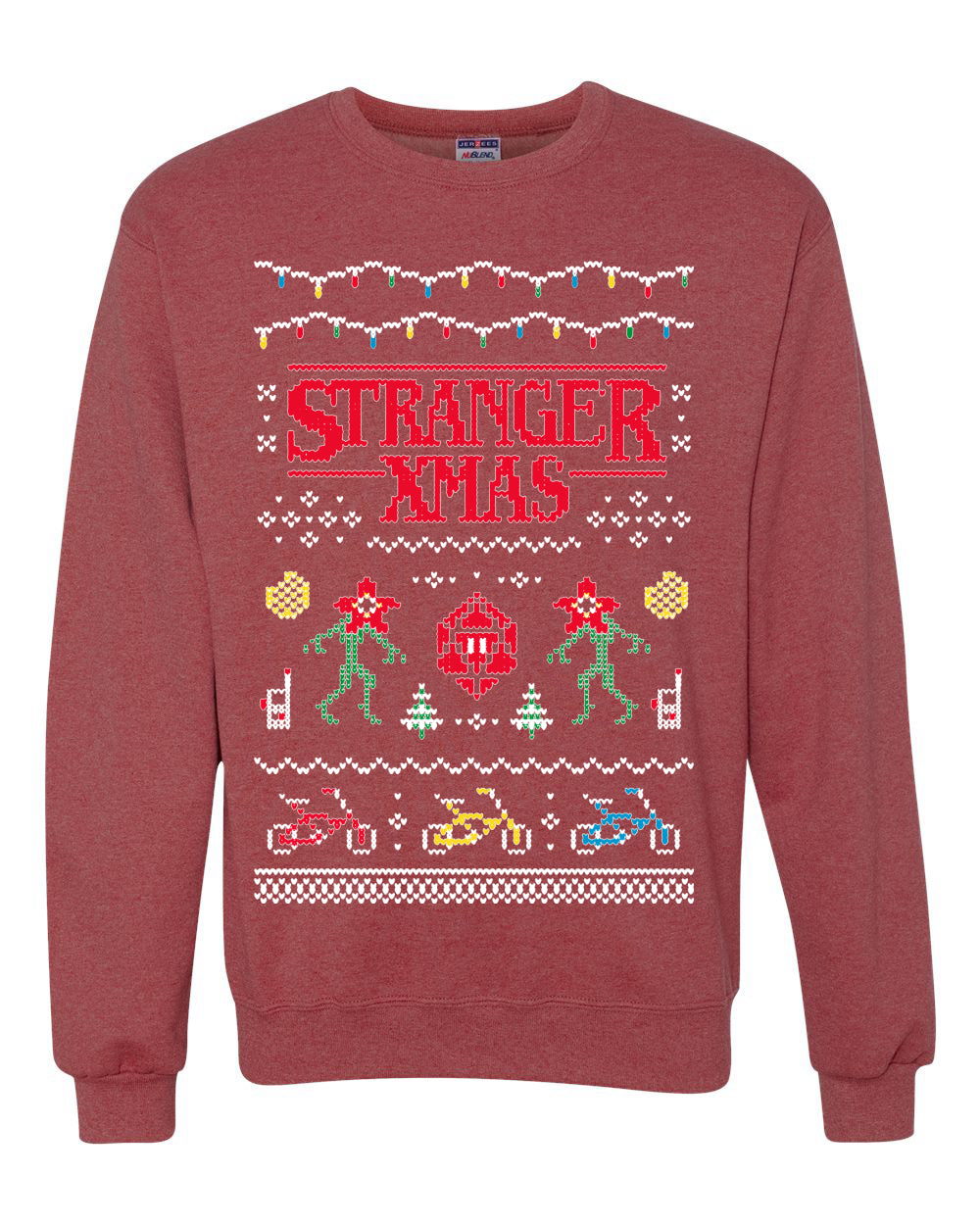 Stranger Xmas Ugly Christmas Sweater Unisex Crewneck Sweatshirt