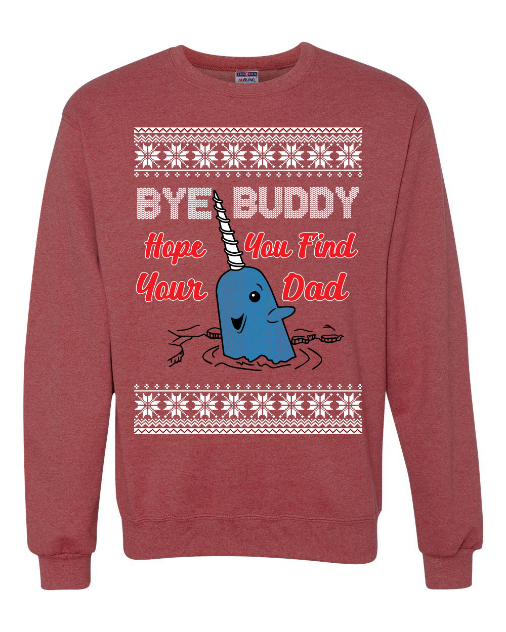 Hope You Find Your Dad Christmas Ugly Christmas Sweater Unisex Crewneck Graphic Sweatshirt