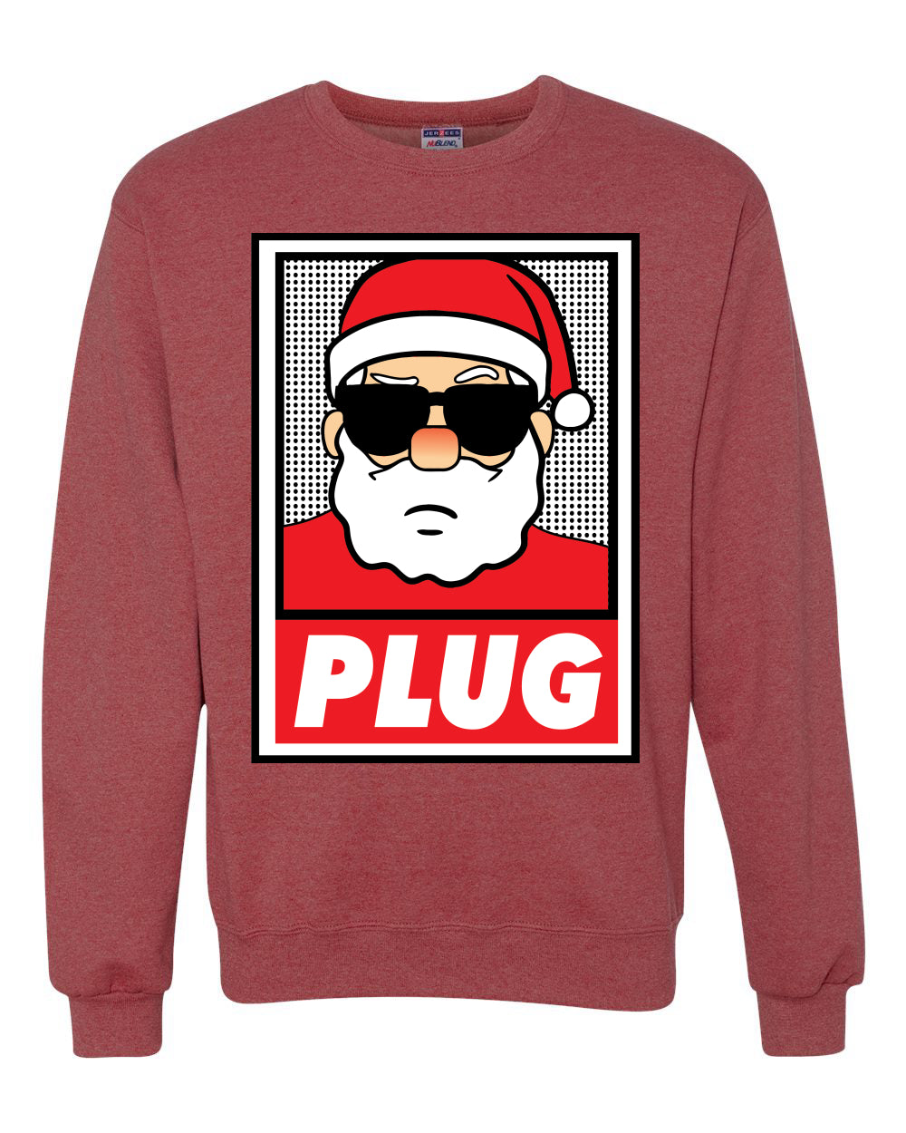 Santa Claus Plug Escobar Narcos Funny Merry Ugly Christmas Sweater Unisex Crewneck Graphic Sweatshirt