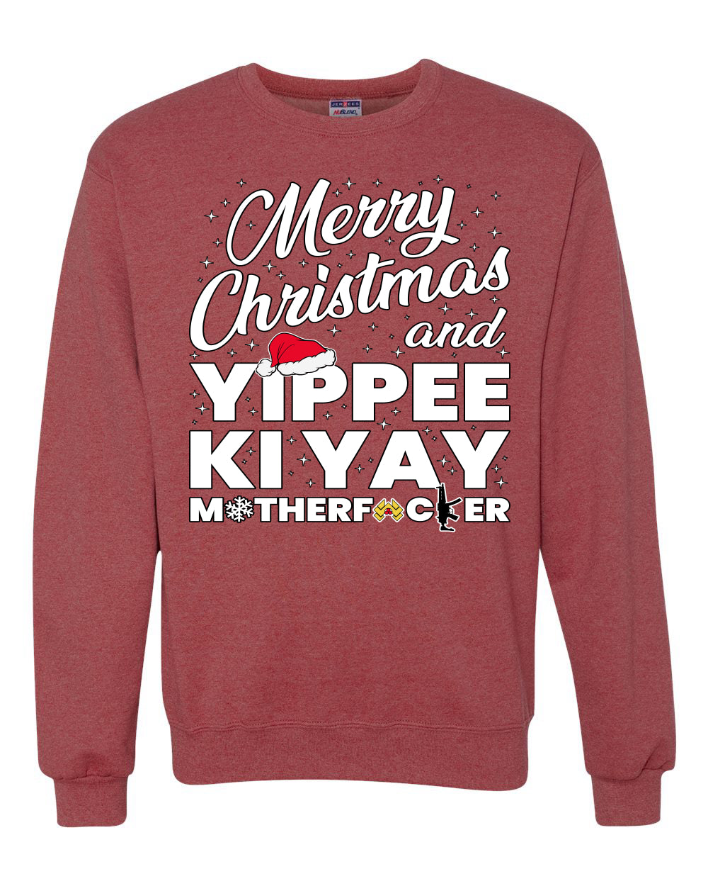 Merry Christmas and Yippee Ki Yay MOFO Christmas Unisex Crewneck Sweatshirt