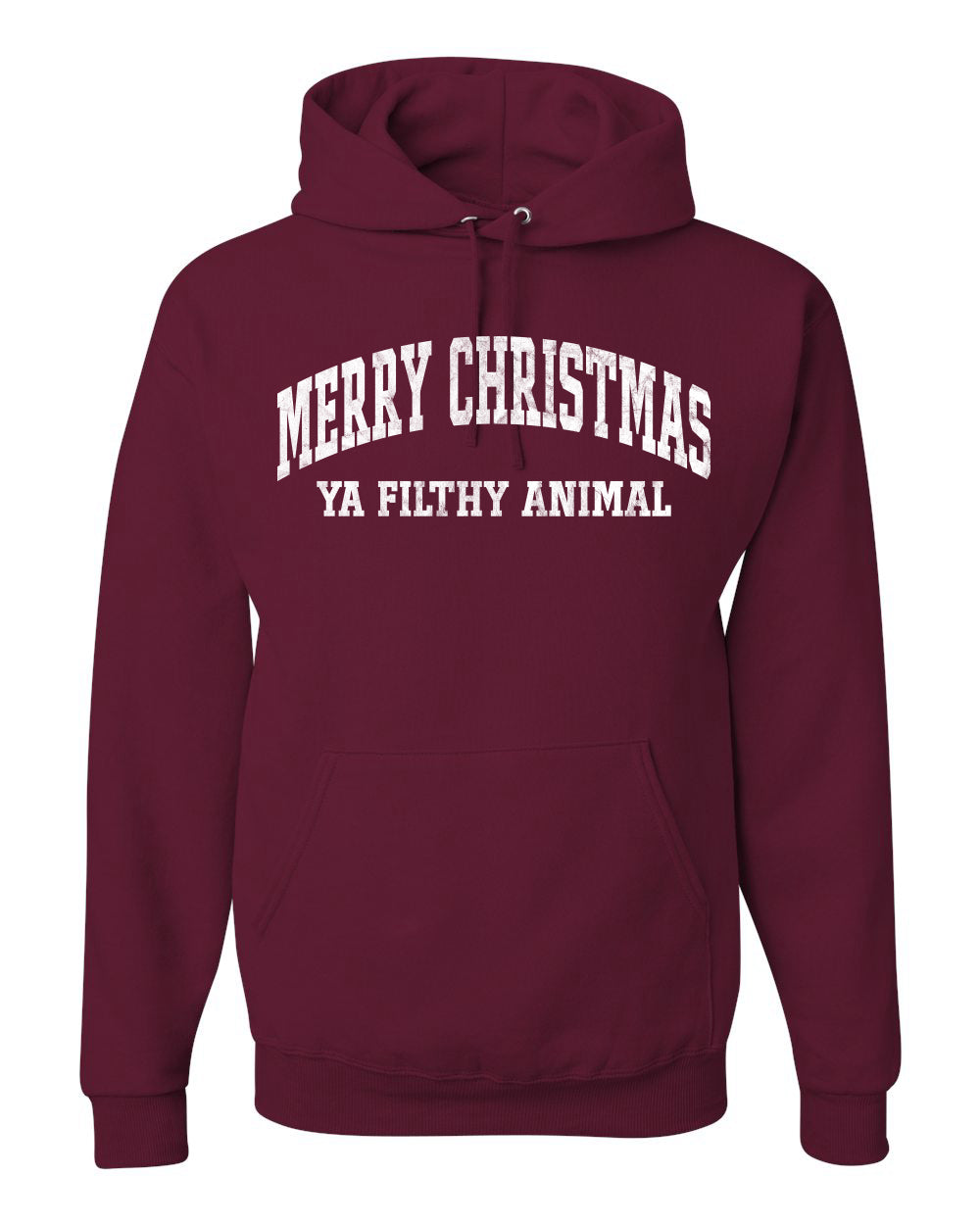 Vintage Movie Quote Merry Christmas Filthy Animal Christmas Unisex Hoodie Sweatshirt