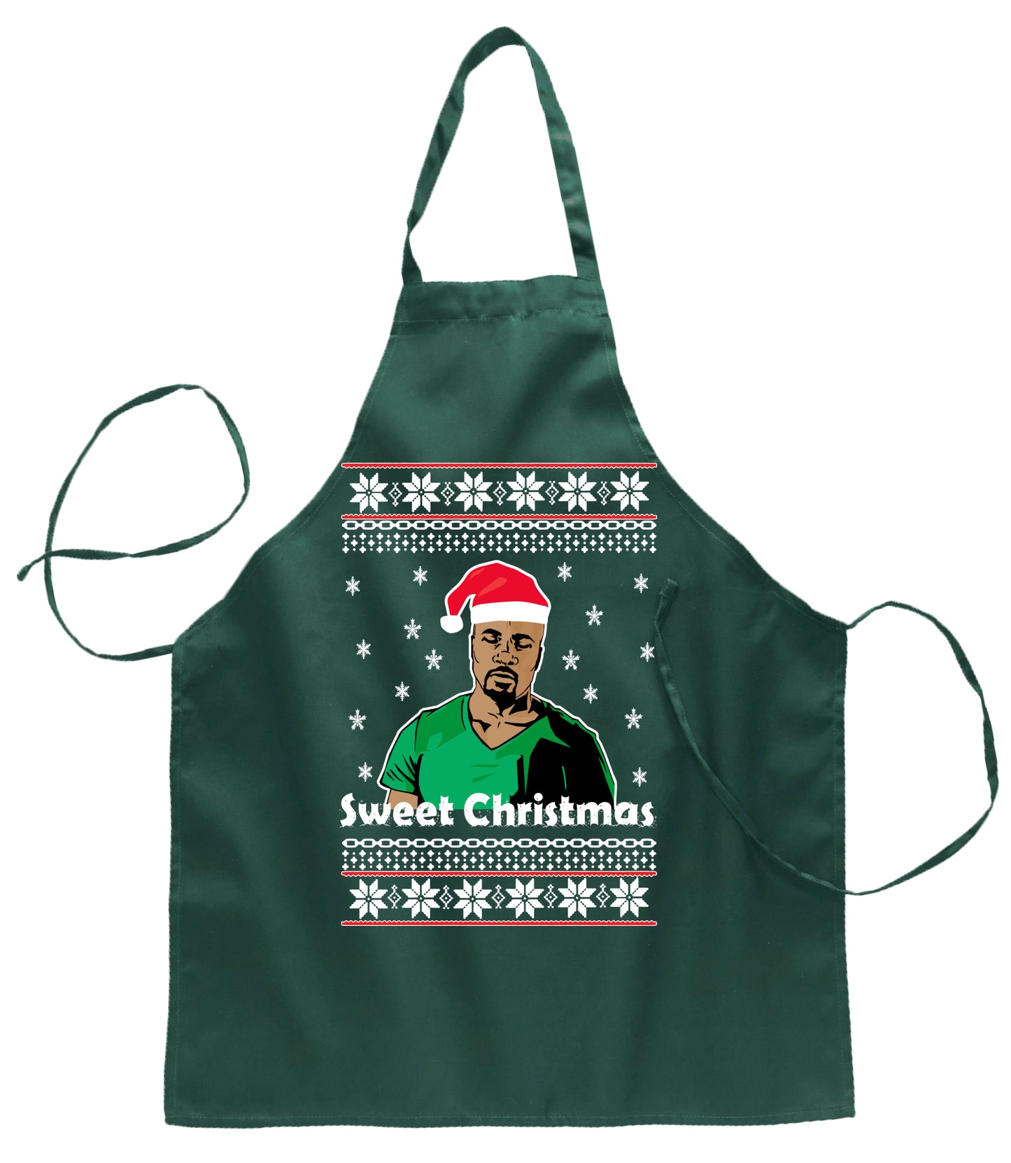 Ugly Ugly Christmas Sweet Christmas Ugly Christmas Sweater Ugly Christmas Butcher Graphic Apron for Kitchen BBQ Grilling Cooking