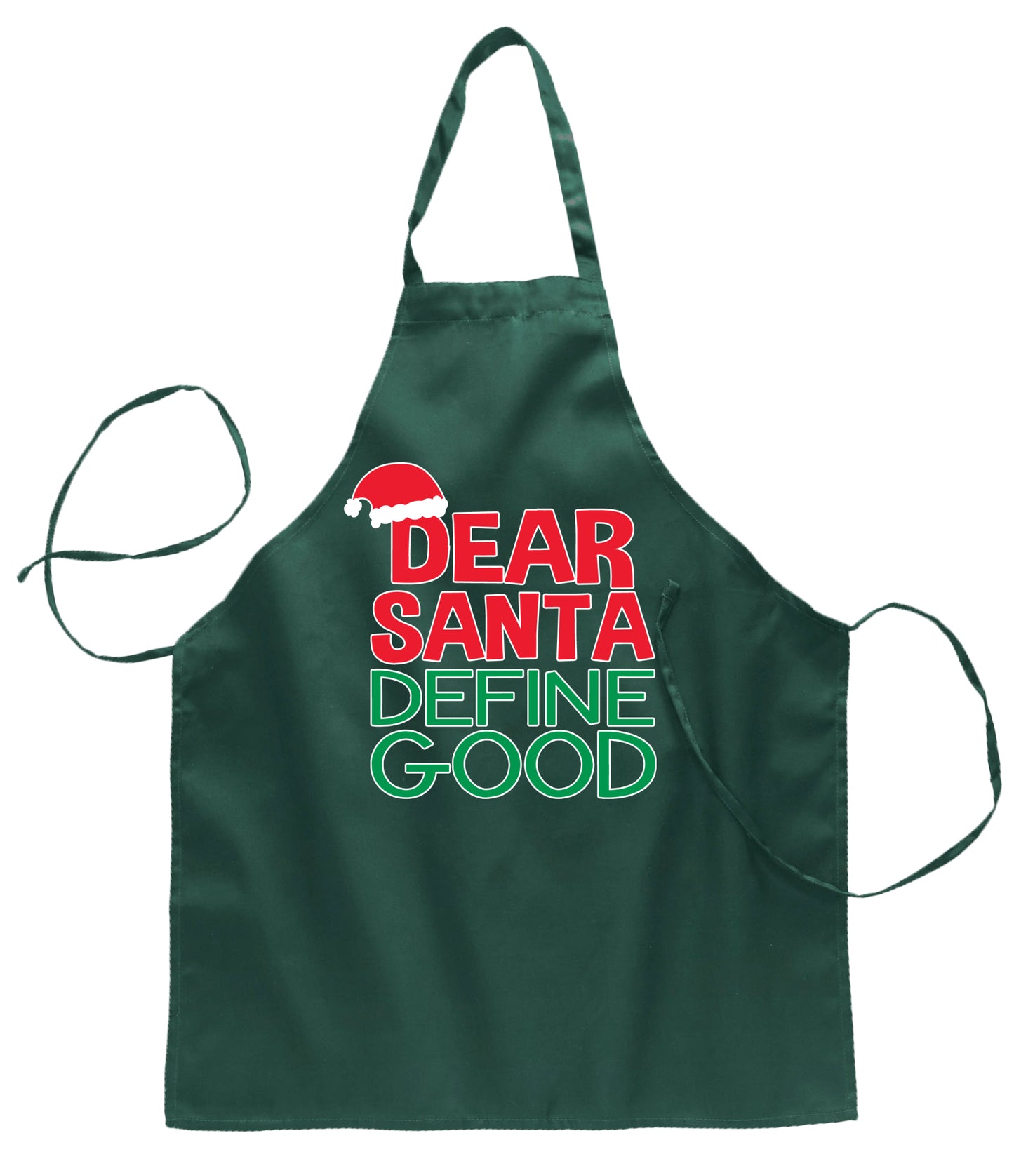 Ugly Ugly Christmas Dear Santa Define Good Christmas Ugly Christmas Sweater Ugly Christmas Butcher Graphic Apron for Kitchen BBQ Grilling Cooking