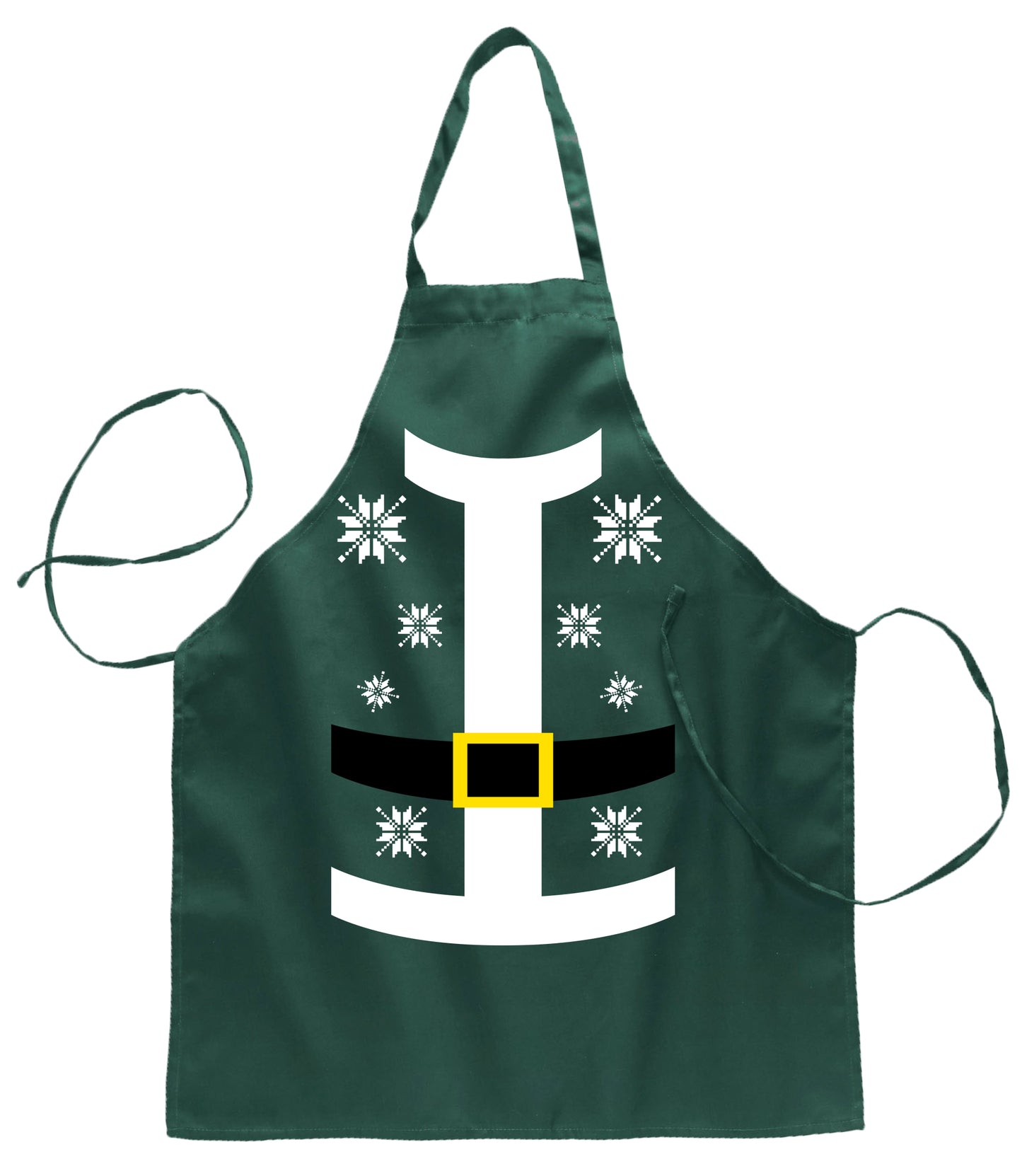 Ugly Ugly Christmas Santa Snow Belt Ugly Christmas Sweater Ugly Christmas Butcher Graphic Apron for Kitchen BBQ Grilling Cooking