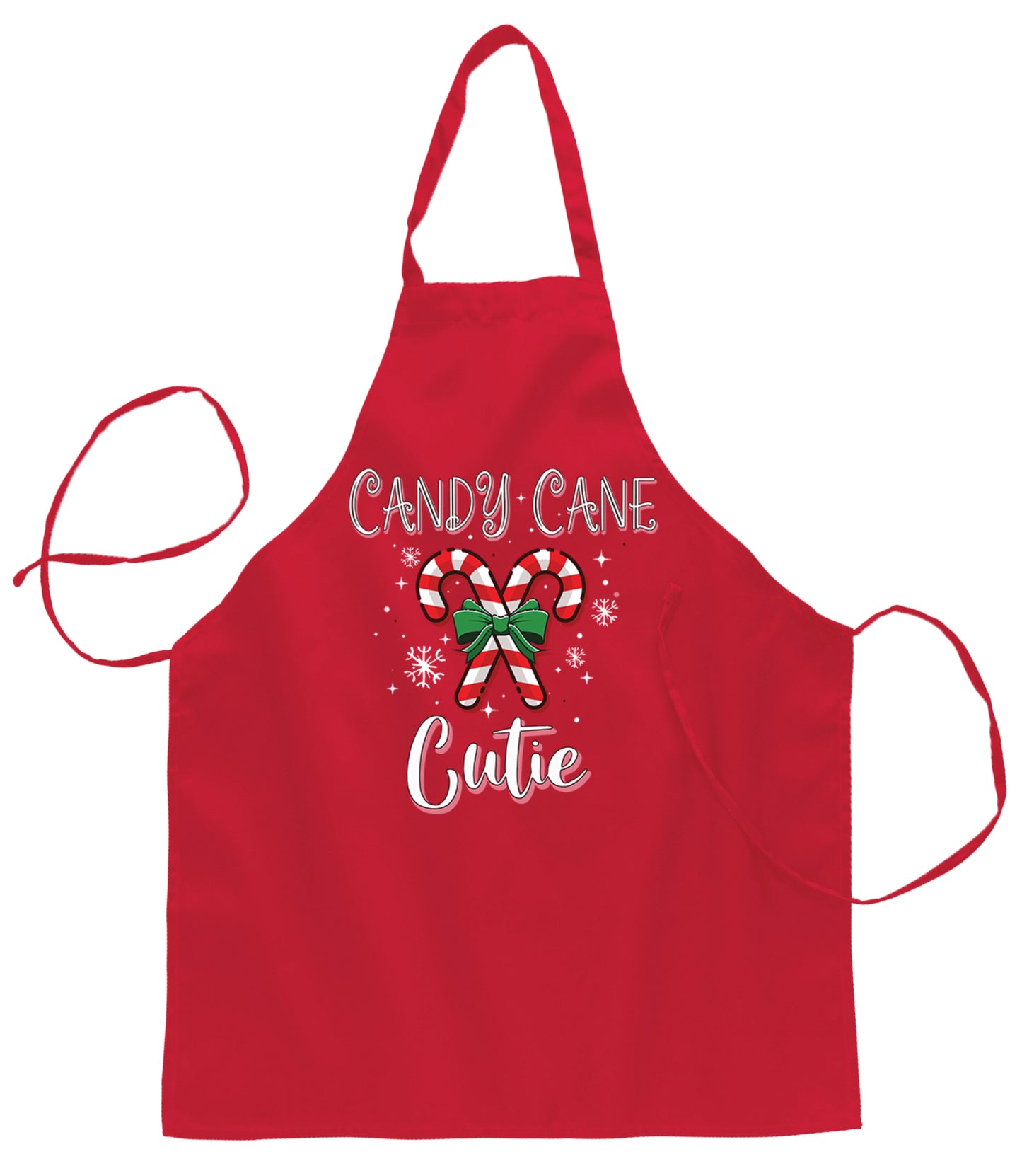 Ugly Ugly Christmas Candy Cane Cutie Ugly Christmas Sweater Ugly Christmas Butcher Graphic Apron for Kitchen BBQ Grilling Cooking
