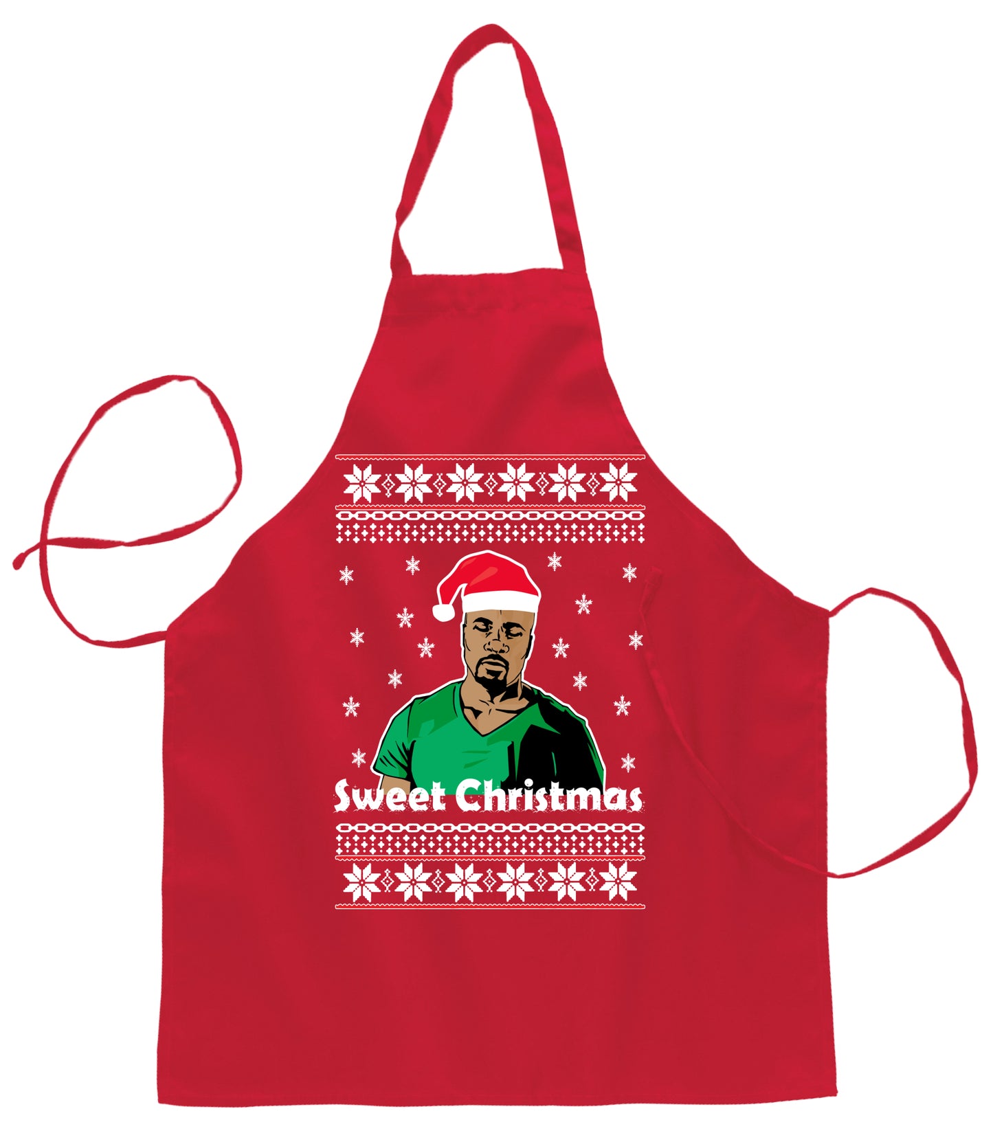 Ugly Ugly Christmas Sweet Christmas Ugly Christmas Sweater Ugly Christmas Butcher Graphic Apron for Kitchen BBQ Grilling Cooking