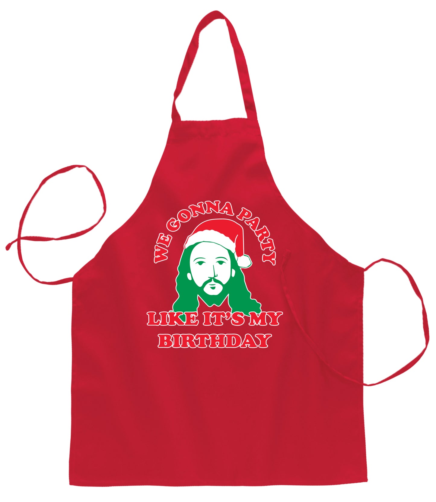 Ugly Ugly Christmas We Gonna Party Like its My Birthday Christmas Ugly Christmas Sweater Ugly Christmas Butcher Graphic Apron for Kitchen BBQ Grilling Cooking