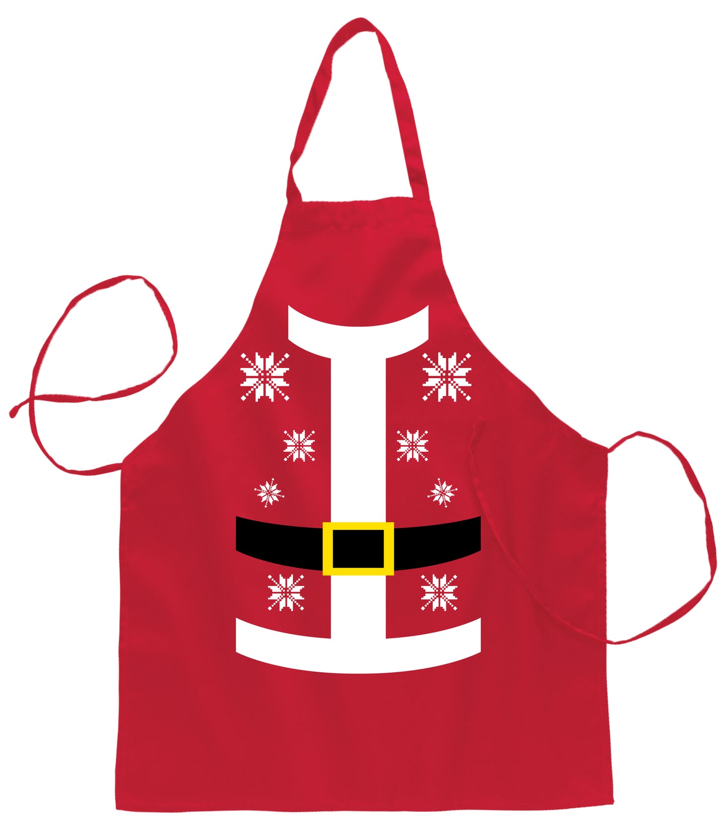 Ugly Ugly Christmas Santa Snow Belt Ugly Christmas Sweater Ugly Christmas Butcher Graphic Apron for Kitchen BBQ Grilling Cooking