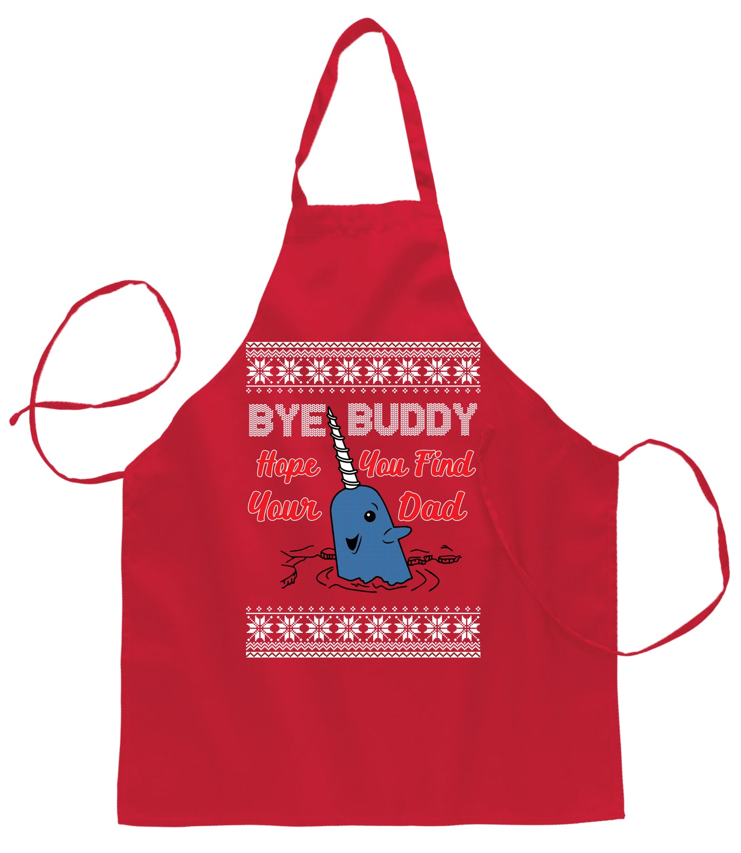 Ugly Ugly Christmas Hope You Find Your Dad Ugly Christmas Sweater Ugly Christmas Butcher Graphic Apron for Kitchen BBQ Grilling Cooking