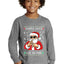 Santa Says 6 7 Numbers Meme Ugly Christmas Sweater For Kids | Youth Longsleeve Shirt