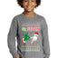 6 7 Christmas Hands Ugly Christmas Sweater For Kids | Youth Longsleeve Shirt