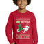 6 7 Christmas Hands Ugly Christmas Sweater For Kids | Youth Longsleeve Shirt