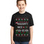 Naughty Nice 6 7 Checklist Ugly Christmas Sweater For Kids | Unisex Boys Girls Graphic Youth T-Shirt