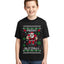 Merry Blitzmas, Football Christmas Sweater Design Ugly Christmas Sweater For Kids | Unisex Boys Girls Graphic Youth T-Shirt