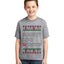 Naughty Nice 6 7 Checklist Ugly Christmas Sweater For Kids | Unisex Boys Girls Graphic Youth T-Shirt