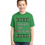 Naughty Nice 6 7 Checklist Ugly Christmas Sweater For Kids | Unisex Boys Girls Graphic Youth T-Shirt
