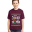Dear Santa I Was Framed Ugly Christmas Sweater For Kids | Unisex Boys Girls Graphic Youth T-Shirt