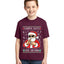 Santa Says 6 7 Numbers Meme Ugly Christmas Sweater For Kids | Unisex Boys Girls Graphic Youth T-Shirt